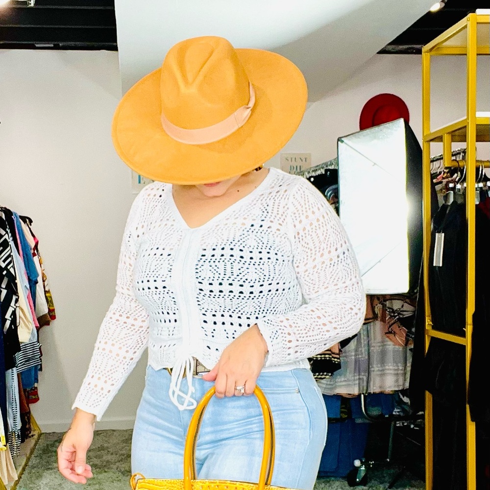 Chestnut Stunt Fedora - Picture 2 of 3